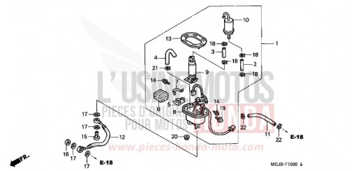 FUEL PUMP (CBR900RRY,1/RE1) CBR900RRY de 2000